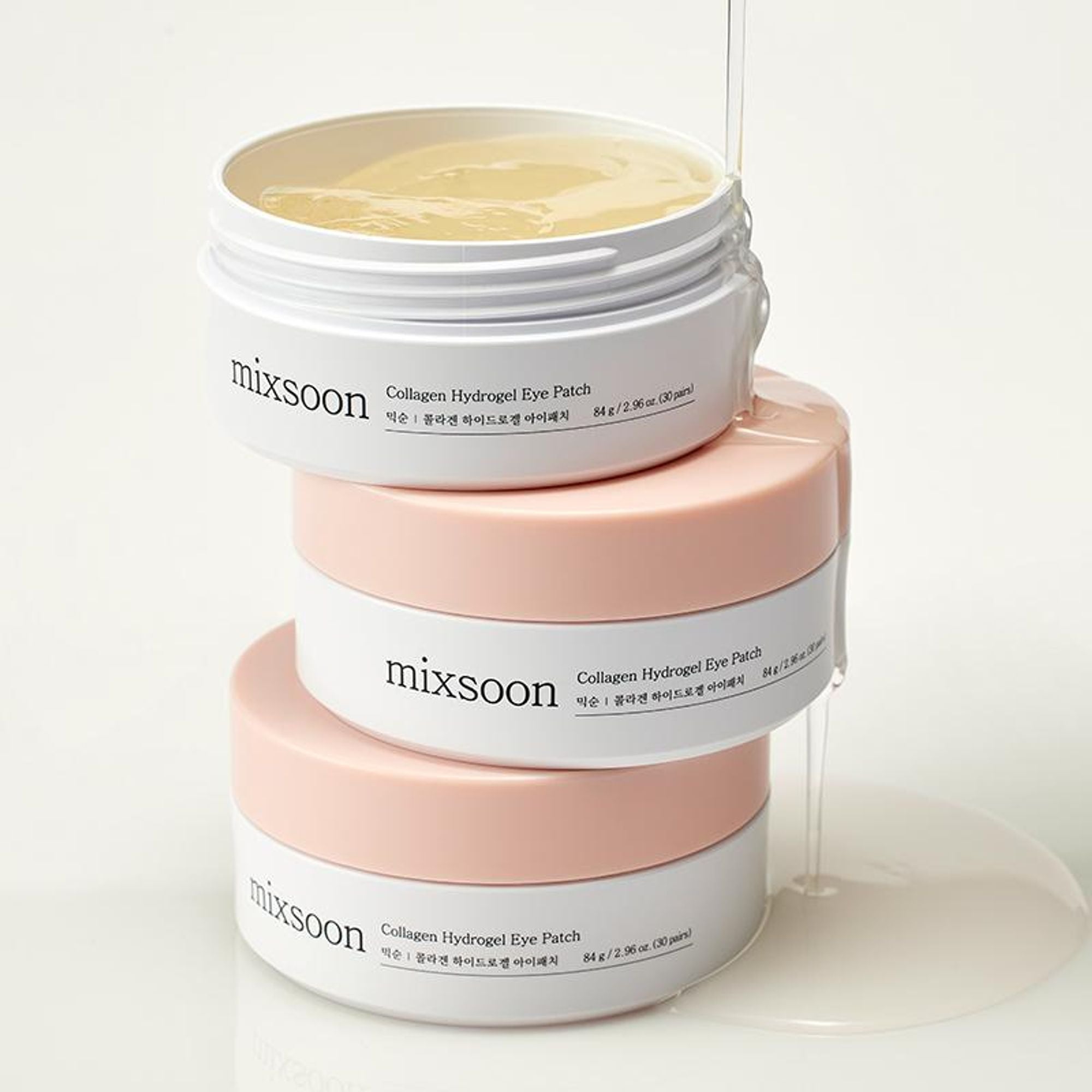 Mixsoon Collagen Hydrogel Eye Patch, Firms, Reduces Fine Lines & Revitalizes Under-Eye Skin - Distacart