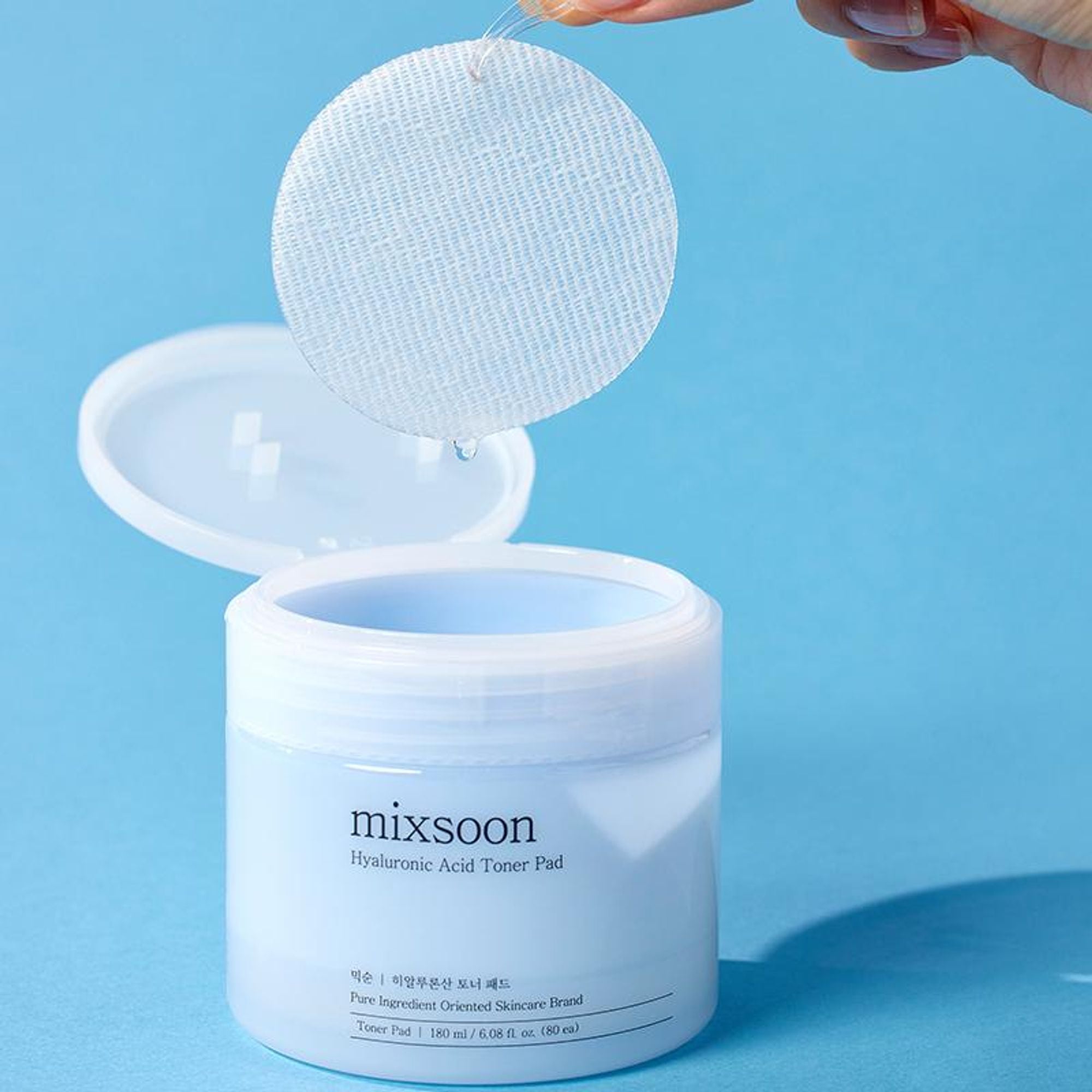 Mixsoon Hyaluronic Acid Toner Pad, Hydrates, Plumps & Soothes Skin - Distacart