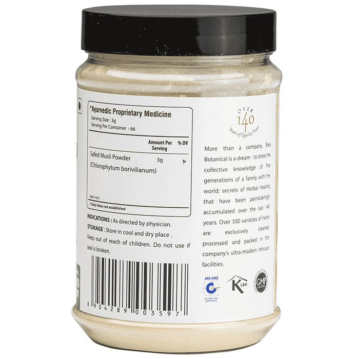 Bixa Botanical Safed Musli Powder