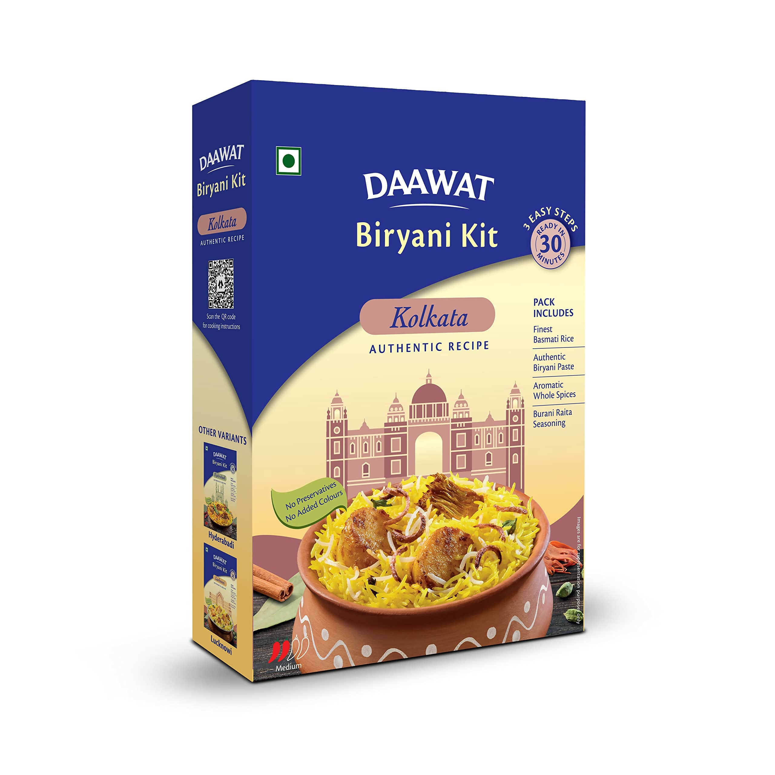 Daawat Biryani Kit Kolkata - Authentic Recipe - Distacart