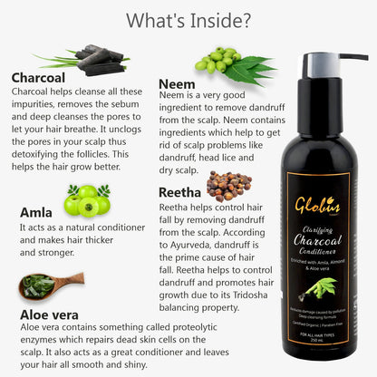 Globus Naturals Charcoal Conditioner - Distacart