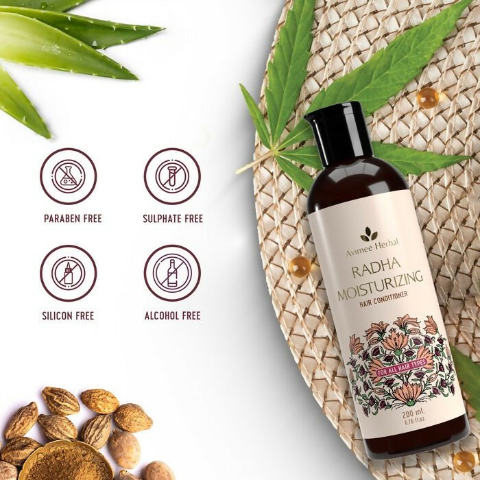 Avimee Herbal Radha Moisturizing Hair Conditioner - Distacart