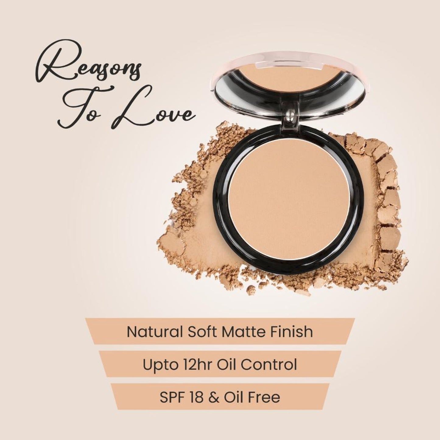 VERYMISS HD Professional Compact Powder - 130 Mellow Beige - Distacart