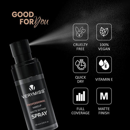 VERYMISS Professional Makeup Matte Setting Spray - Distacart
