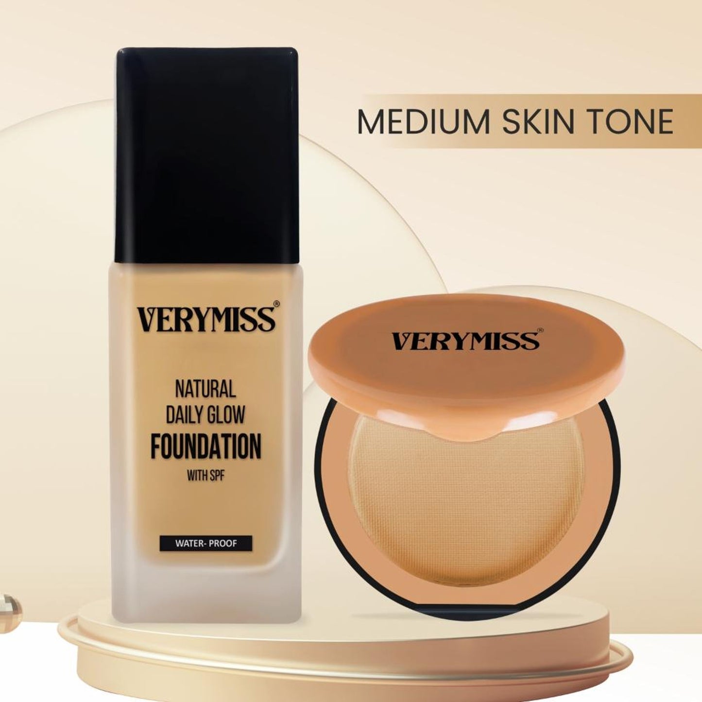 VERYMISS Foundation + Compact Powder - Vmfd06-03, Vmc05-03 - Distacart