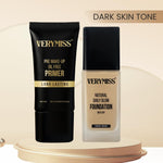 Thumbnail for Verymiss Foundation + Oil Free Primer Dark Tone (VMFD06-04, VMPR02) - Distacart
