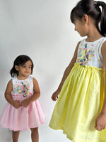 Thumbnail for ArthLife White And Pink Unicorn Embroidered Dress - Distacart