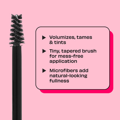 Benefit Cosmetics Gimme Brow+ Brow-Volumizing Fiber Gel Mini - 6 Warm Black-Brown - Distacart