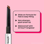 Thumbnail for Benefit Cosmetics Goof Proof Eyebrow Pencil Mini - 5 Warm Black-Brown - Distacart