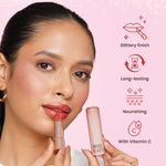 Thumbnail for Swiss Beauty More Than Glitter Lipstick - 3 Glimmer Coral - Distacart