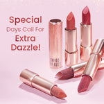 Thumbnail for Swiss Beauty More Than Glitter Lipstick - 3 Glimmer Coral - Distacart