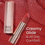 Thumbnail for Swiss Beauty More Than Glitter Lipstick - 3 Glimmer Coral - Distacart