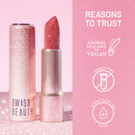 Thumbnail for Swiss Beauty More Than Glitter Lipstick - 3 Glimmer Coral - Distacart