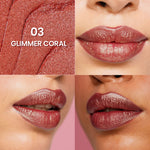 Thumbnail for Swiss Beauty More Than Glitter Lipstick - 3 Glimmer Coral - Distacart