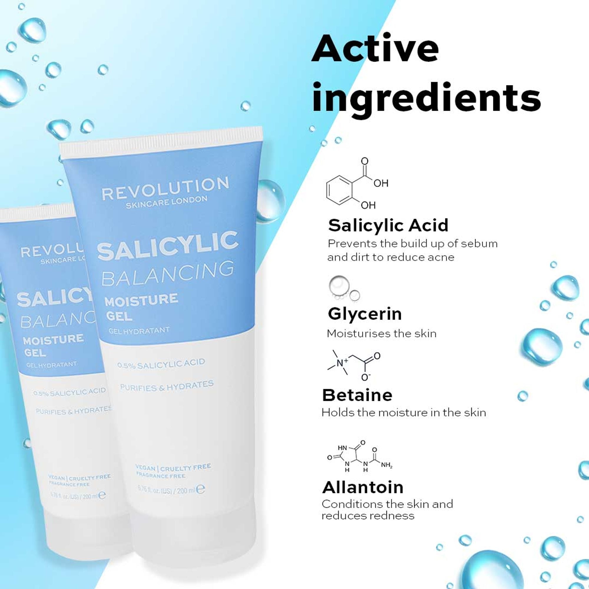 Makeup Revolution Salicylic Balancing Moisture Gel - Distacart