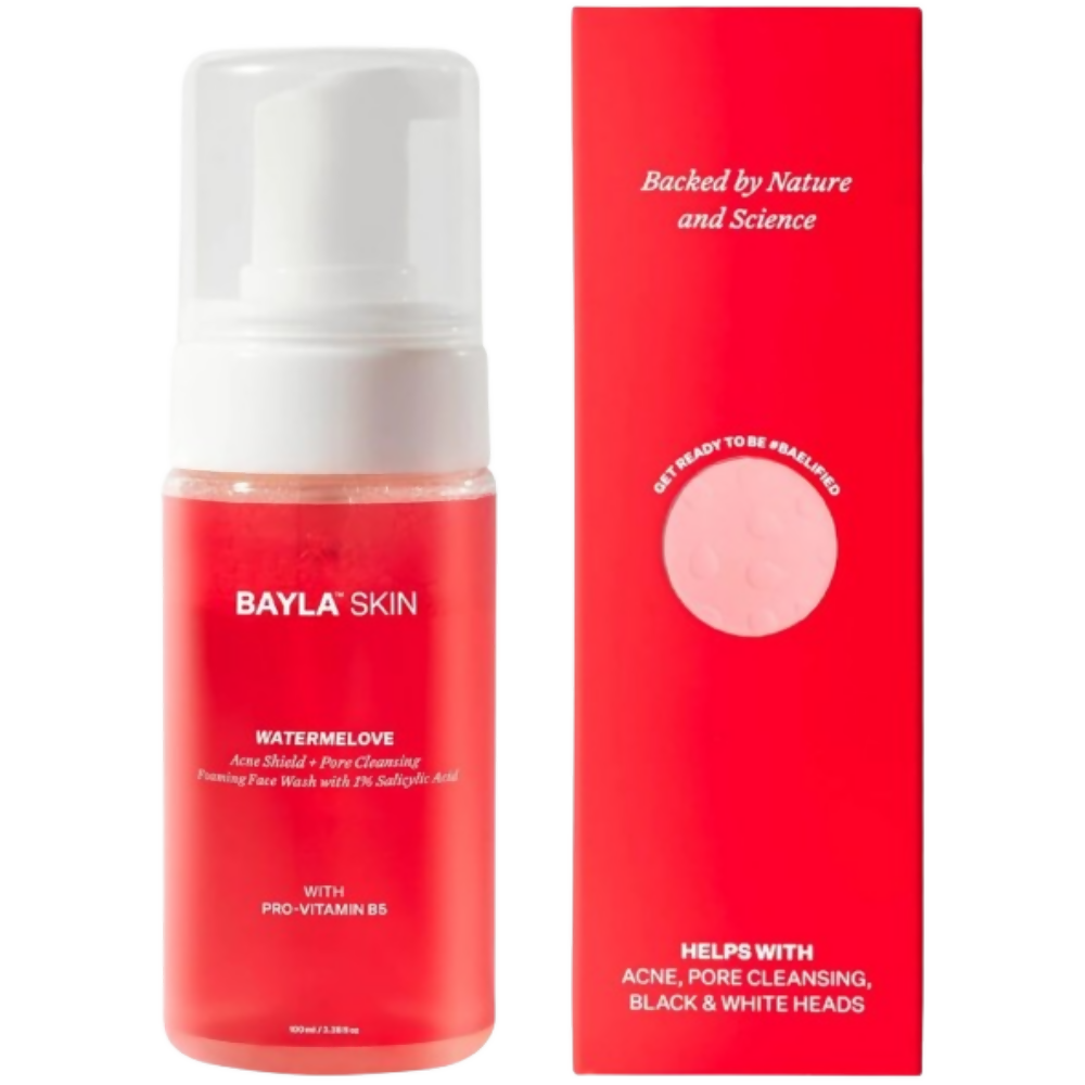Bayla Skin Watermelove 1% Salicylic Acid Anti-Acne Foaming Face Wash - Dista