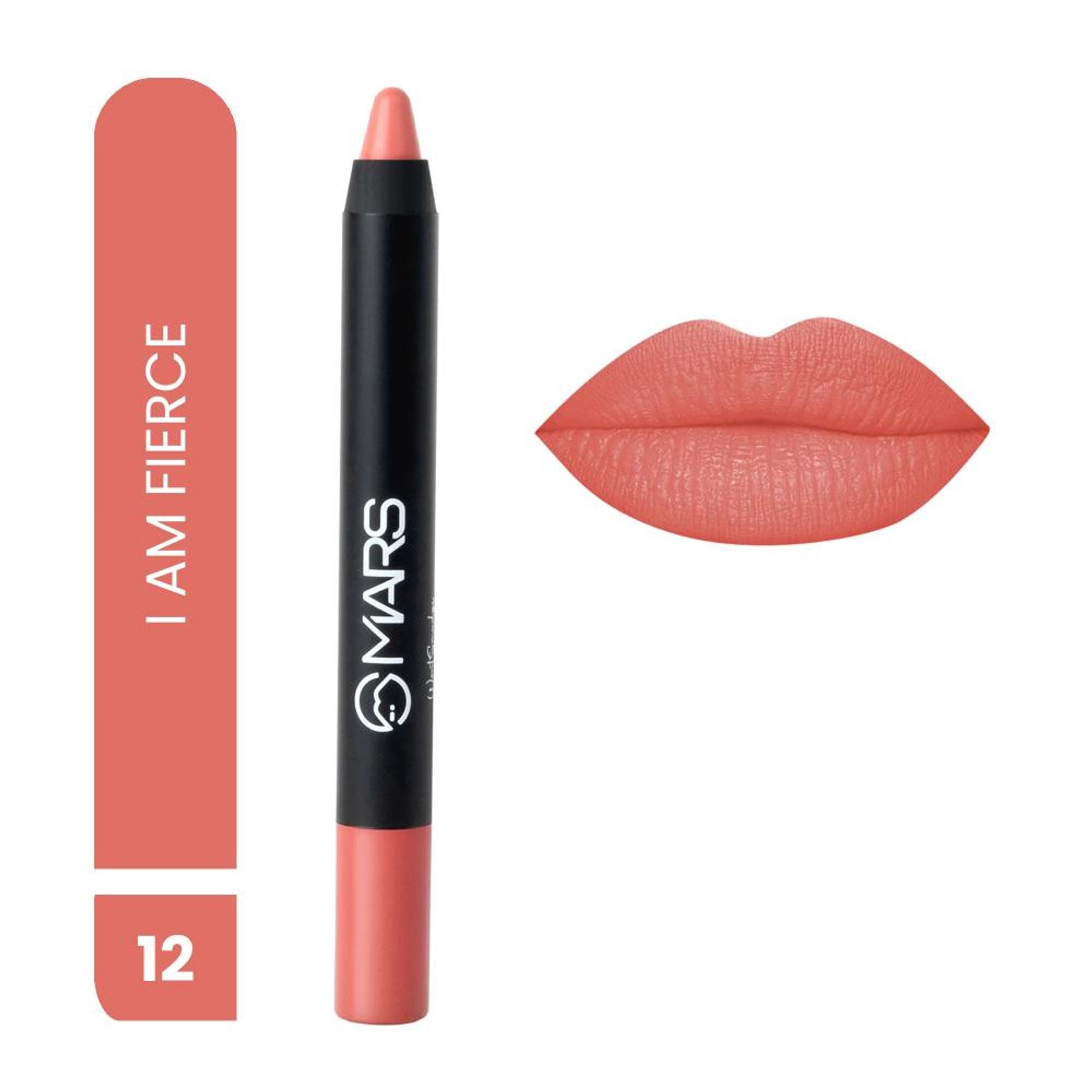 MARS Cosmetics Won't Smudge Won't Budge Lip Crayon - I Am Fierce - Distacart