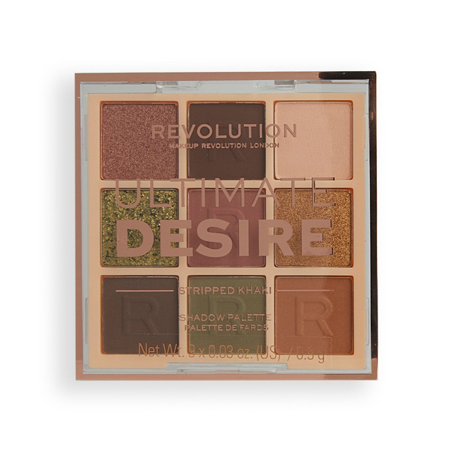 Makeup Revolution Ultimate Desire Shadow Palette - Stripped Khaki