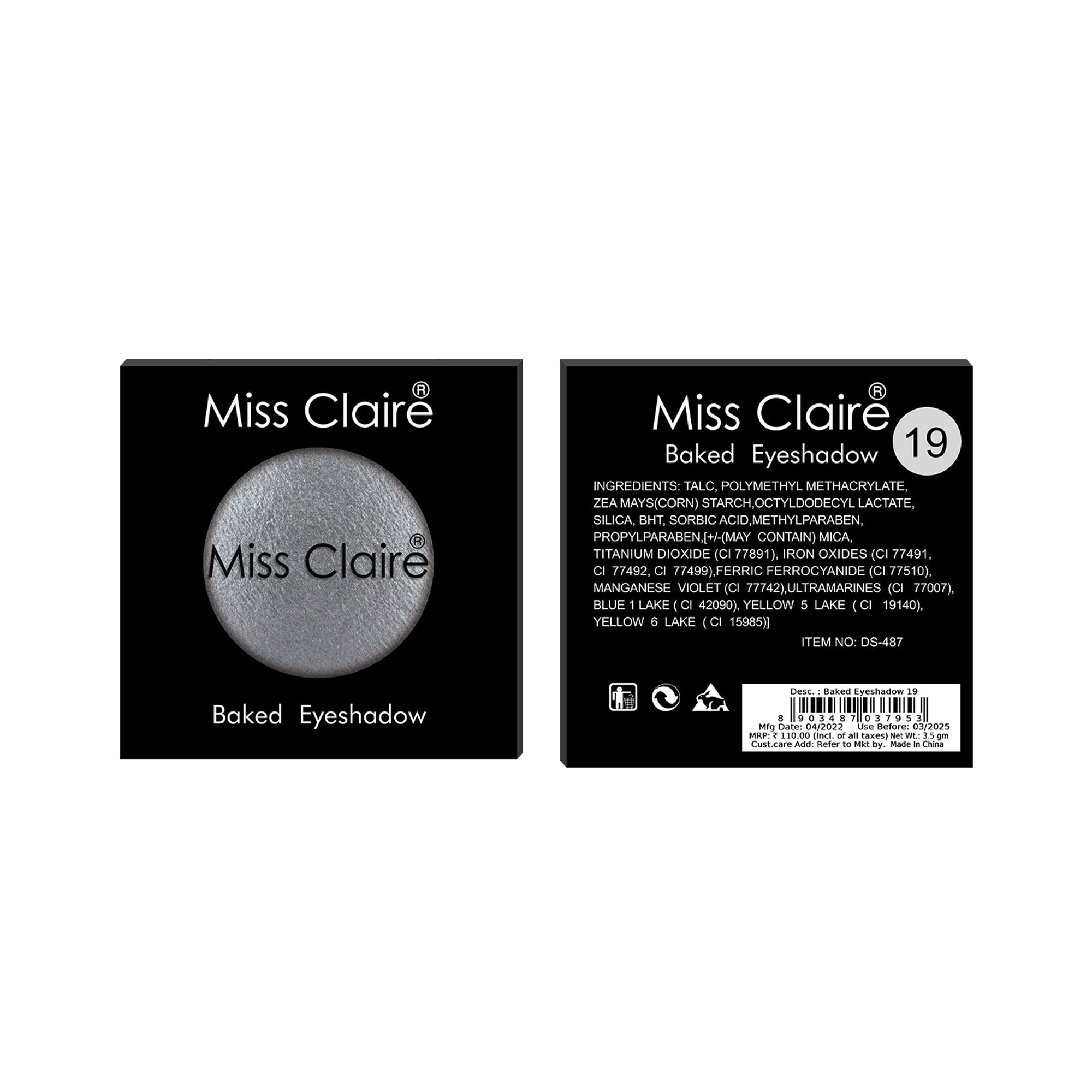 Miss Claire Baked Eyeshadow - 19