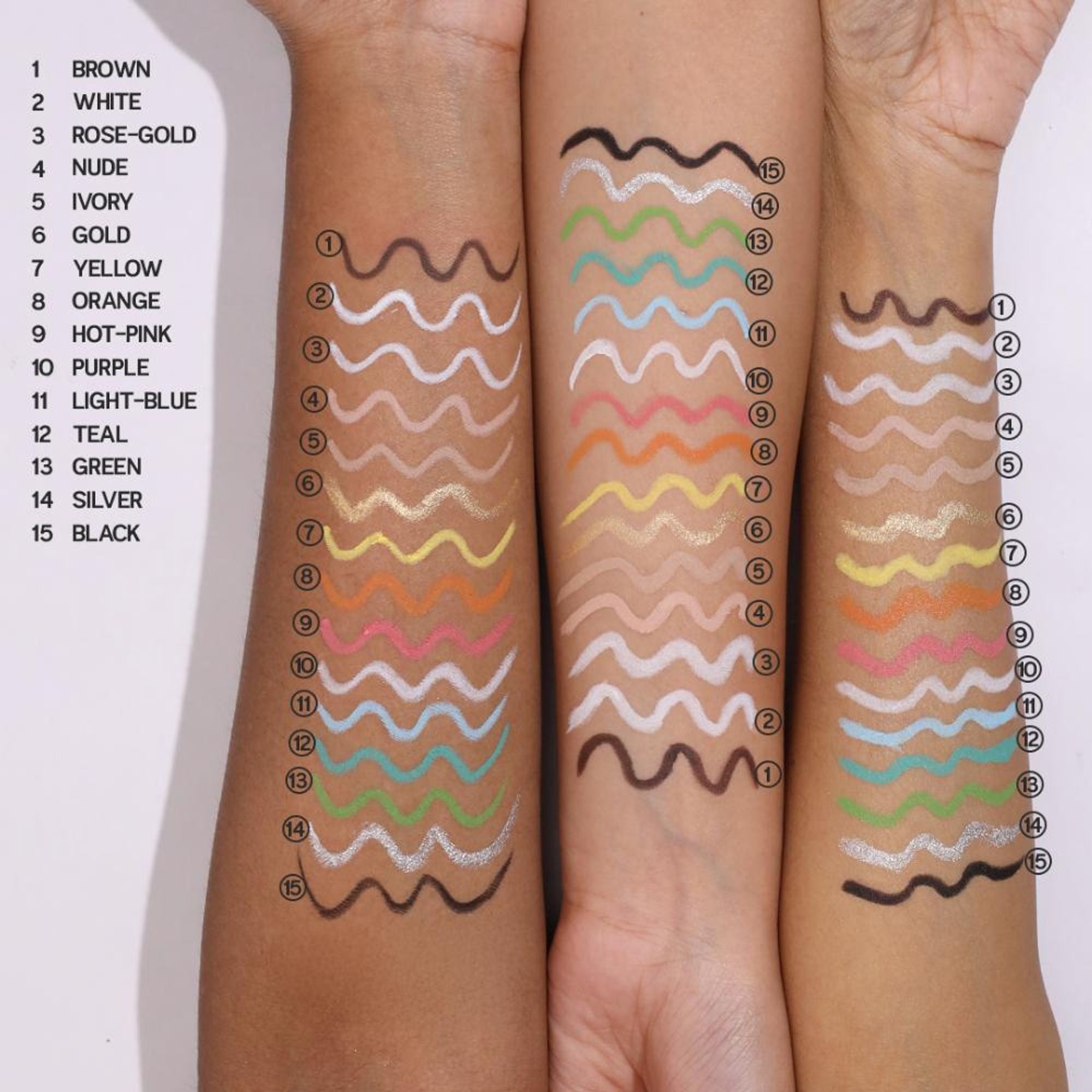 Makeup Revolution Streamline Waterline Eyeliner Pencil-Ultra Creamy Smudge Proof Smokey Looks - White - Distacart
