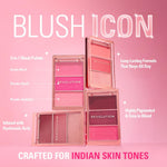 Thumbnail for Makeup Revolution Blush Icon Palette - Authentic Peach - Distacart