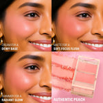 Thumbnail for Makeup Revolution Blush Icon Palette - Authentic Peach - Distacart