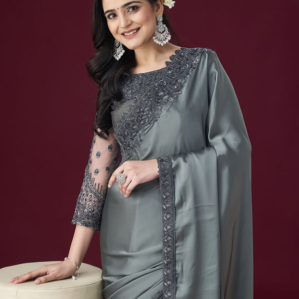 kasee Ethnic Embroidered Sarees - Distacart