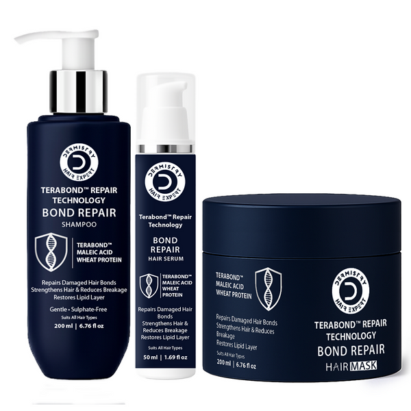 Dermistry Bond Repair & Restore Hair Serum, Mask& Shampoo TeraBond Maleic Acid Protein - Distacart