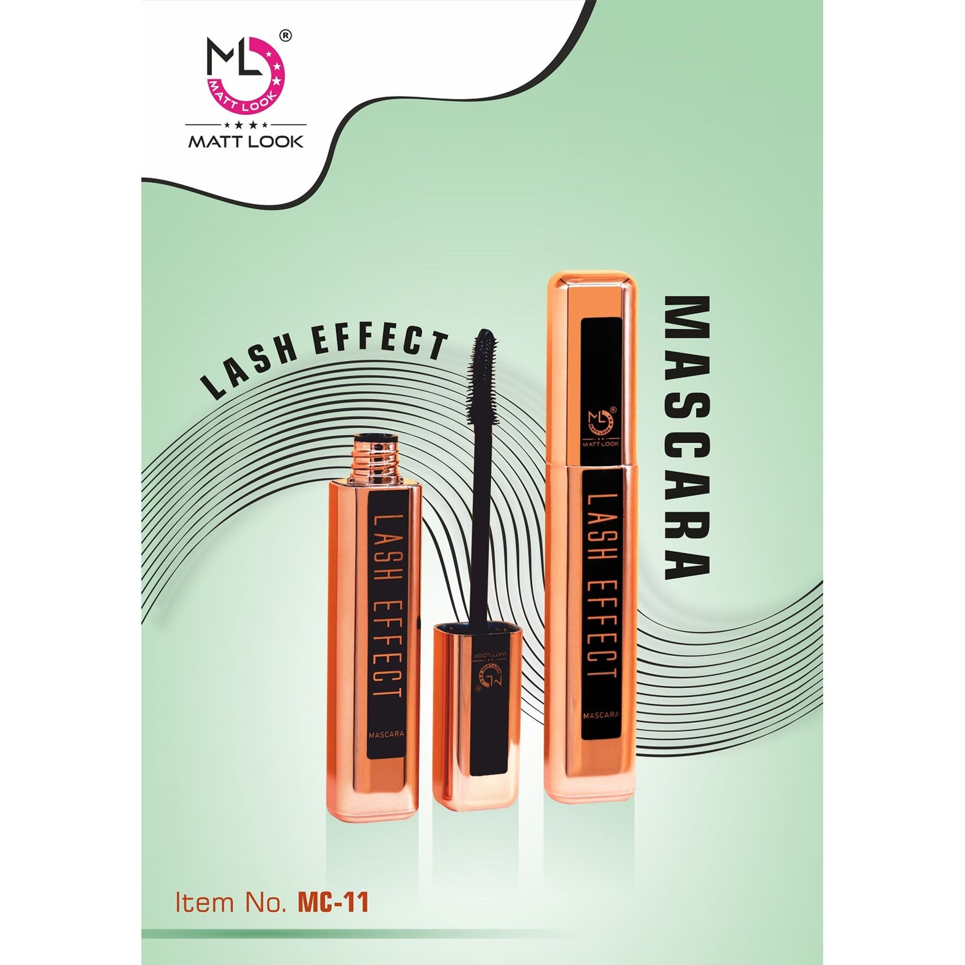 Matt Look Lash Effect Mascara - Black - Distacart