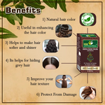 Thumbnail for VedicAyurveda Dark Brown Hair Color - Dista