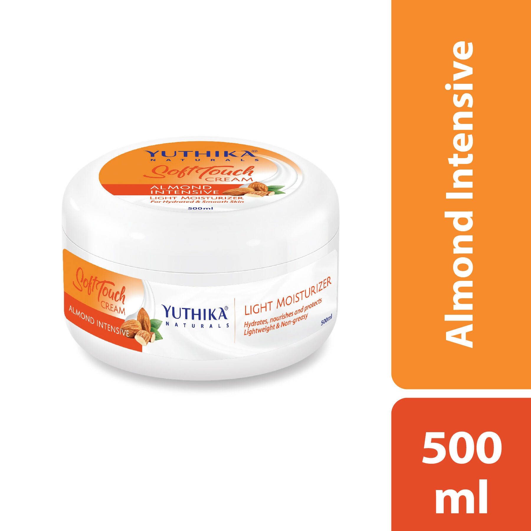 Yuthika Almond Intensive Light Moisturizer Cream - Distacart