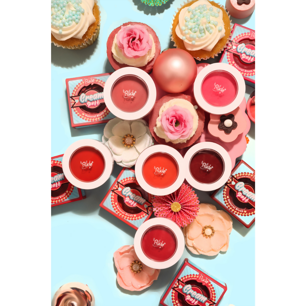Rude Cosmetics Cream Puff Natural Blush - Shortcake - Distacart