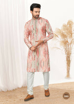 Thumbnail for Joban Fashion Men's multicolor Cotton printed Kurta Pyjama set - Distacart