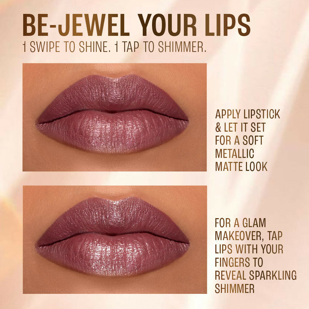 Lakme Be-jewel Shimmer Lip Liquid - Iced Espresso - Distacart