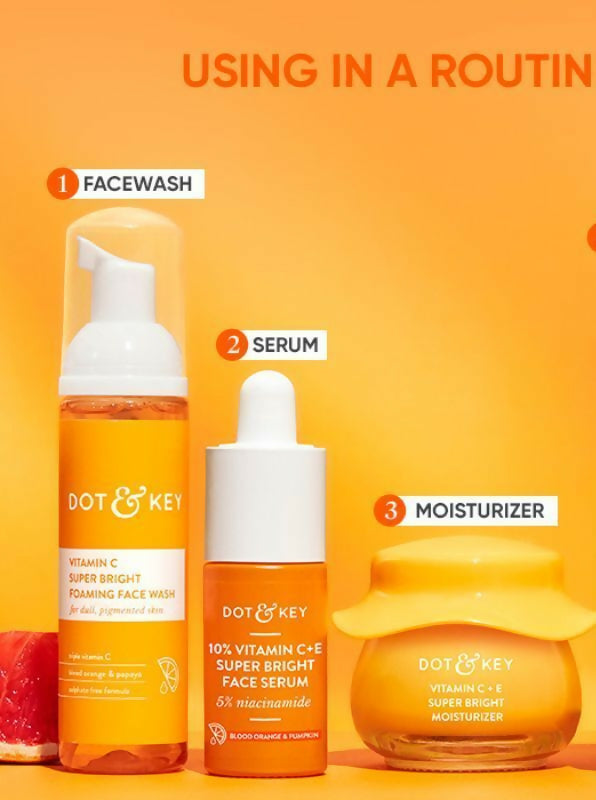 Dot & Key CSM (Cleanser, Serum, Moisturizer) Vitamin C Combo - Distacart