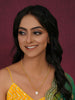 Layered Pearl and Gold Neckpiece with Emeralds (Gold) - Ruby Raang - Distacart