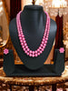 Inhanns Everyday Workwear Pearl Set (Double Layered Pearls) - Pink - Distacart