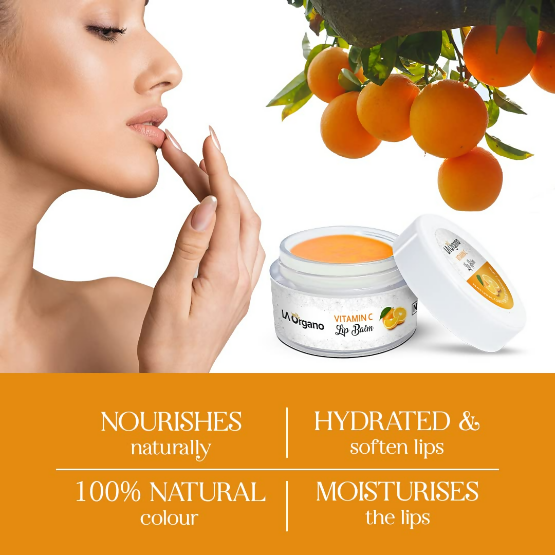 LA Organo Vitamin C Natural Lip Balm - Distacart
