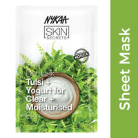 Thumbnail for Nykaa Skin Secrets Indian Rituals Tulsi + Yogurt Sheet Mask For Clear & Moisturised Skin - Distacart