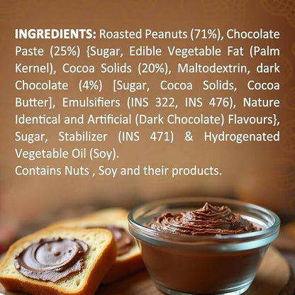 Sundrop Peanut Butter With Chocolate, Crunchy - Dista
