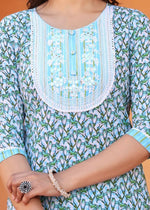 Thumbnail for Alvano Women's Kurti with Pant and Dupatta Set for Women's and Girls - Distacart