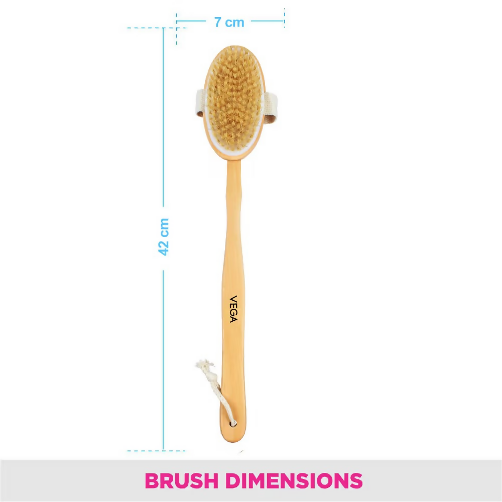 Vega Natural Bristle Bath Brush - Dista