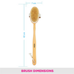 Thumbnail for Vega Natural Bristle Bath Brush - Dista