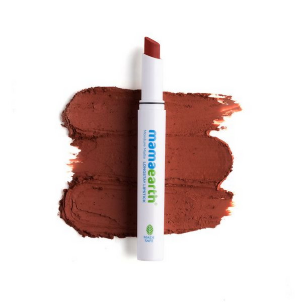 Mamaearth Moisture Matte Longstay Lipstick - Hazelnut Brown - Distacart