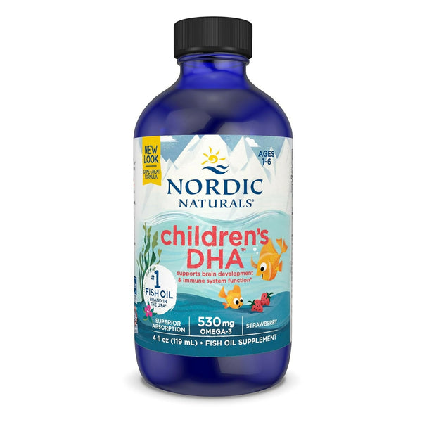 Nordic Naturals Children’s DHA For Omega 3 Fish Oil - Strawberry Flavour - Distacart