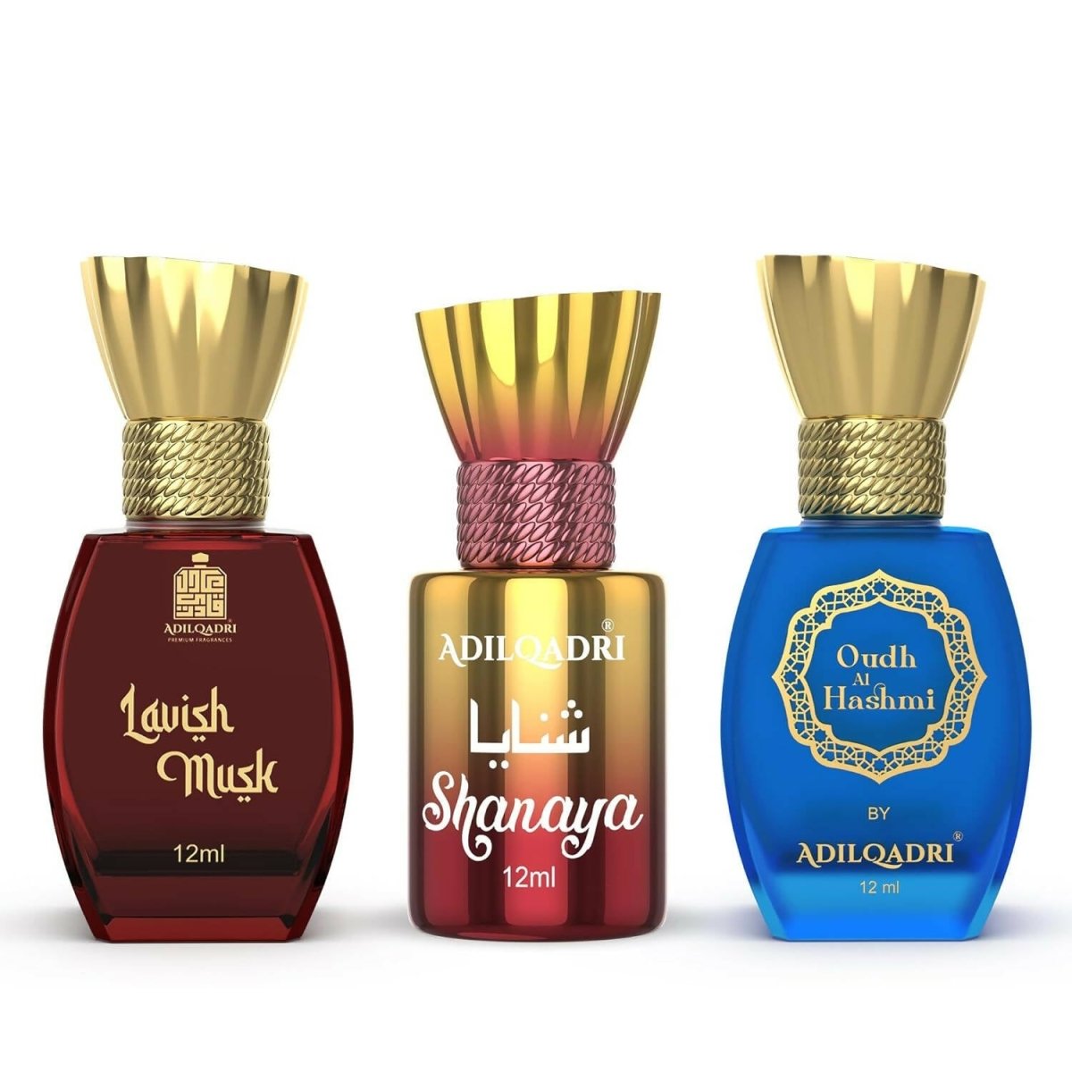 AdilQadri Lavish Musk, Shanaya & Oudh Al Hashmi Attar Combo - Distacart
