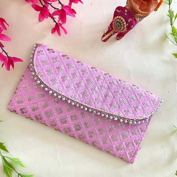 Joban Fashion Bridal Purse - Baby Pink - Dista