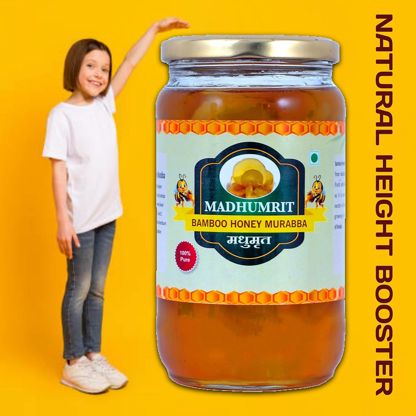 Madhumrit Bamboo Murabba - Raw Forest Honey - Distacart