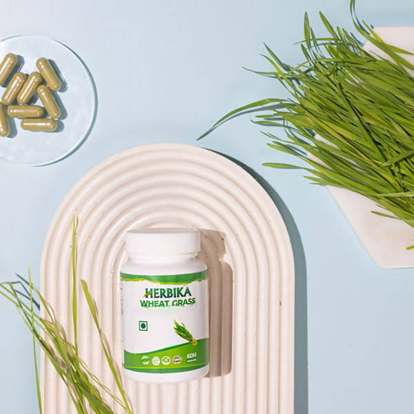 Herbika Wheat Grass Capsules - Distacart