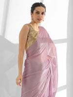 Thumbnail for Mitera Embellished Sequinned Pure Chiffon Saree